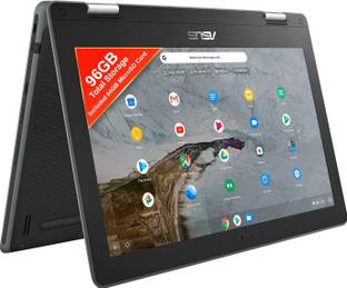 ASUS Chromebook Flip Touch Intel Celeron Dual Core N4020 - (4 GB/32 GB EMMC Storage/Chrome OS) C214MA-...