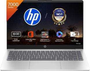 HP MSO 2024 AMD Ryzen 5 Hexa Core 7430U - (16 GB/512 GB SSD/Windows 11 Home) 15-fc0389AU Thin and Ligh...