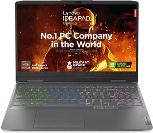 Lenovo IdeaPad Gaming 3 AMD Ryzen 5 Hexa Core 6600H - (8 GB/512 GB SSD/Windows 11 Home/4 GB Graphics/NVIDIA GeForce RTX 3050) 15ARH7 Gaming Laptop