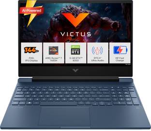 HP Victus AMD Ryzen 7 Hexa Core 7445HS - (16 GB/512 GB SSD/Windows 11 Home/6 GB Graphics/NVIDIA GeForce RTX 4050) 15-fb3130AX Gaming Laptop