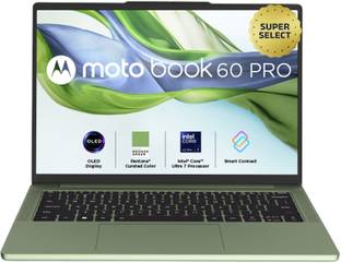 MOTOROLA Motobook 60 Pro Full Metal OLED AI PC Intel Core Ultra 7 255 H - (32 GB/1 TB SSD/Windows 11 H...