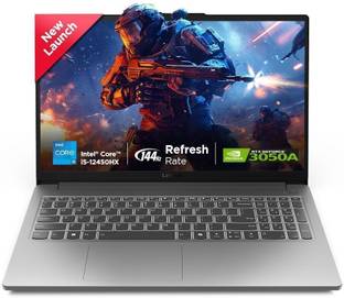 Lenovo LOQ Intel Core i5 12th Gen 12450HX - (16 GB/512 GB SSD/Windows 11 Home/6 GB Graphics/NVIDIA GeForce RTX 3050) 15IAX9 Gaming Laptop