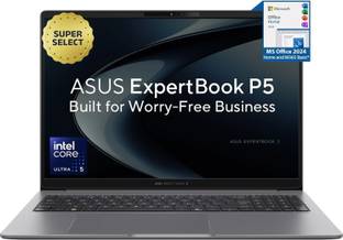 ASUS ExpertBook P5 with Full Metal OLED AI PC 1 Yr ADP Intel Core Ultra 5 225H - (16 GB/512 GB SSD/Win...