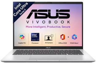 ASUS Vivobook 14 (2026) AI PC with Office 2024 + M365 Basic*, Copilot+ PC Intel Core Ultra 5 Series 3 ...