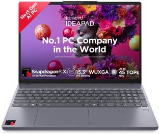 Lenovo IdeaPad Slim 3 Next Gen AI PC WUXGA IPS Copilot + PC Qualcomm Snapdragon X - (16 GB/512 GB SSD/...