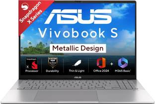 ASUS Vivobook S16 OLED (2025) with Office 2024 + M365 Basic*, Metal Body*, Qualcomm Snapdragon X - (16...