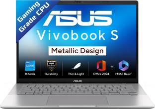 ASUS Vivobook S14 (2025) with Office 2024 + M365 Basic*, Metallic Design, H-Series Intel Core i5 13th ...