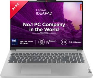 Lenovo IdeaPad Slim 5 AI PC Intel Core Ultra 5 125H - (16 GB/1 TB SSD/Windows 11 Home) 16IMH9 Thin and Light Laptop