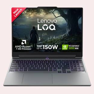 Lenovo LOQ (2026) AMD Ryzen 7 Octa Core 250 - (24 GB/512 GB SSD/Windows 11 Home/8 GB Graphics/NVIDIA G...
