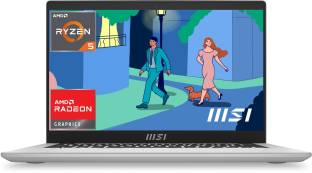 MSI Ryzen 5 Hexa Core 7530U - (16 GB/512 GB SSD/Windows 11 Home) Modern 14 C7M-062IN Thin and Light La...