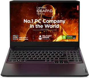Lenovo IdeaPad Gaming 3 AMD Ryzen 7 Octa Core AMD R7-5800H - (8 GB/512 GB SSD/Windows 11 Home/4 GB Graphics/NVIDIA GeForce RTX 3050) IdeaPad Gaming 3 15ACH6 Gaming Laptop
