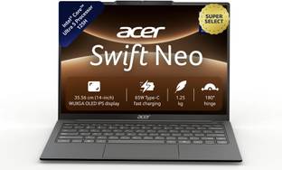 Acer Swift Neo AI PC OLED Intel Core Ultra 5 125H - (16 GB/512 GB SSD/Windows 11 Home) SFN14-55 Notebo...