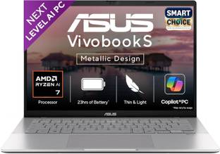 ASUS ASUS Vivobook S14 AMD Ryzen 7 7th Gen AI 7 350 - (16 GB/2 TB SSD/Windows 11 Home) M3407KA-SF048WS...