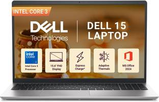 DELL 15 Inspiron Intel Core 3 100U - (8 GB/512 GB SSD/Windows 11 Home) DC15250 Thin and Light Laptop