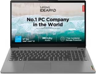 Lenovo IdeaPad 3 Intel Core i3 12th Gen 1215U - (8 GB/512 GB SSD/Windows 11 Home) 15IAU7 Thin and Ligh...