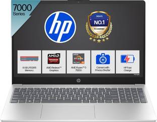 HP 15s AMD Ryzen 5 Quad Core 7520U - (16 GB/512 GB SSD/Windows 11 Home) 15-fc0031AU Thin and Light Lap...