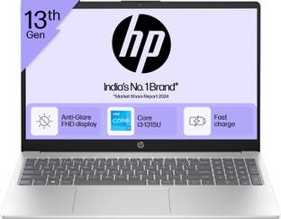 HP MS Office 2024 Intel Core i3 13th Gen 1315U - (8 GB/512 GB SSD/Windows 11 Home) fd0465TU Thin and L...