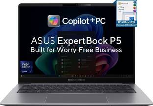 ASUS Expertbook P5 full metal AI PC Intel Core Ultra 7 258V - (32 GB/1 TB SSD/Windows 11 Home) P5405CSA-NZ0215WS Thin and Light Laptop