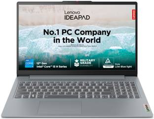 Lenovo IdeaPad Slim 3 Backlit Intel Core i5 12th Gen 12450H - (16 GB/512 GB SSD/Windows 11 Home) 15IAH8 Thin and Light Laptop