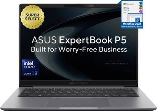 ASUS ExpertBook P5 with Full Metal OLED AI PC 1 Yr ADP Intel Core Ultra 5 225H - (16 GB/512 GB SSD/Win...