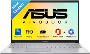 ASUS Vivobook 15 (2026) Intel Core 5 120U - (16 GB/512 GB SSD/Windows 11 Home) X1504VAP-IN008WS Thin a...