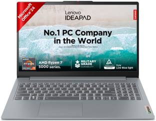 Lenovo AMD Ryzen 7 Octa Core - (16 GB/512 GB SSD/Windows 11 Home) IdeaPad Slim 3 15ABR8 Laptop