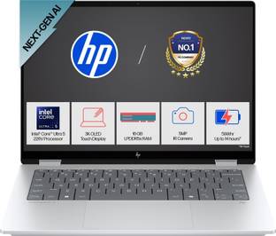 HP OmniBook X Flip (Previously Envy) Intel Core Ultra 5 226V - (16 GB/512 GB SSD/Windows 11 Home/8 GB ...