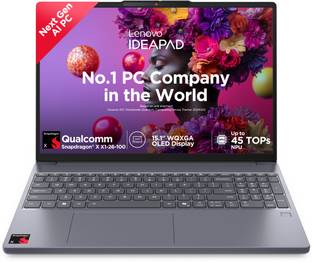Lenovo IdeaPad Qualcomm Snapdragon X - (16 GB/512 GB SSD/Windows 11 Home) IdeaPad Slim 3 15Q8X10 Lapto...