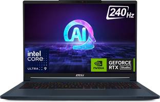 MSI Stealth 16 AI Studio Intel Core Ultra 9 185H - (32 GB/2 TB SSD/Windows 11 Home/8 GB Graphics/NVIDIA GeForce RTX 4070) Stealth 16 AI Studio A1VGG-057IN Gaming Laptop