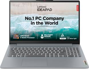 Lenovo IdeaPad Slim 3 15ABR8 AMD Ryzen 5 Hexa Core 5625U - (16 GB/512 GB SSD/Windows 11 Home) 82XM00QDIN Thin and Light Laptop