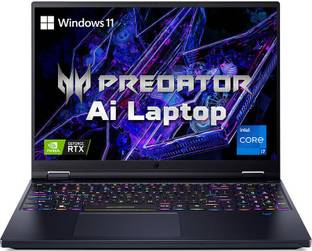 Acer Predator Helios 16 Intel Core i7 14th Gen 14700HX - (16 GB/1 TB SSD/Windows 11 Home/8 GB Graphics/NVIDIA GeForce RTX 4070) PH16-72 Gaming Laptop