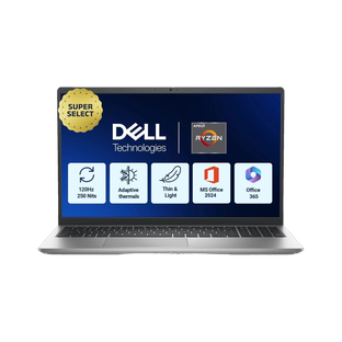 DELL 15 (Previously Inspiron) (2025) Microsoft Office Home 2024 AMD Ryzen 5 Hexa Core 7530U - (16 GB/5...