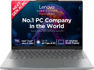 Lenovo Yoga Slim 7 Aura Edition OLED Display Intel Core Ultra 5 226V - (16 GB/512 GB SSD/Windows 11 Ho...