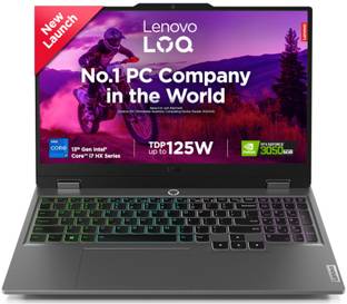 Lenovo LOQ Core i7 13th Gen - (16 GB/512 GB SSD/Windows 11 Home/6 GB Graphics) 15IRX9 गेमिंग लैपटॉप
