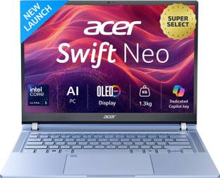 Acer Swift Neo OLED AI PC Intel Core Ultra 5 - (16 GB/512 GB SSD/Windows 11 Home) UN.35GSI.00N Thin an...