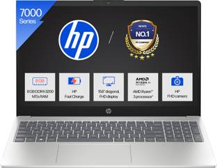 HP 15 (2024) AMD Ryzen 3 Quad Core 7320U - (8 GB/512 GB SSD/Windows 11 Home) 15-fc0500AU / 15-fc0154AU...