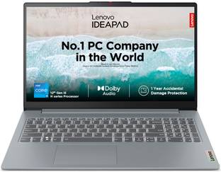 Lenovo IdeaPad Slim 3 Intel Core i5 12th Gen 12450H - (16 GB/512 GB SSD/Windows 11 Home) 15IAH8 Thin a...