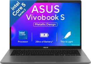 ASUS Vivobook S14 (2025)(i5 14th Gen) with Office 2024 + M365 Basic* Backlit Keyboard Intel Core 5 210...