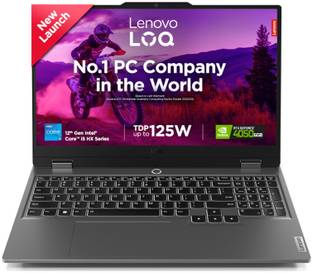 Lenovo LOQ Intel Core i5 12th Gen 12450HX - (16 GB/512 GB SSD/Windows 11 Home/6 GB Graphics/NVIDIA GeF...