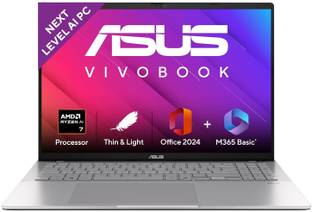 ASUS AMD RYZEN AI 7 445 AMD Ryzen 7 Hexa Core - (16 GB/1 TB SSD/Windows 11 Home) M3607GA-SH050WS Lapto...