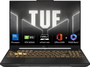 ASUS TUF Gaming F16 (2025) with Office 2024 + M365 Basic*, (i5 14th gen) Intel Core 5 210H - (16 GB/51...
