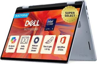 DELL 14 Next Gen AI PC Backlit Keyboard, Fingerprint reader Intel Core Ultra 5 226V - (16 GB/512 GB SSD/Windows 11 Home) ODB0425020201RINU1 2 in 1 Laptop