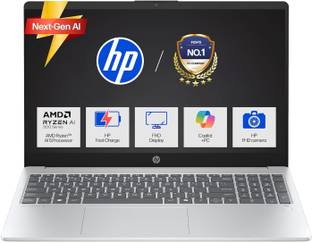 HP AMD Ryzen AI 5 Quad Core - (24 GB/1 TB SSD/Windows 11 Home) 15-fn0074AU Laptop