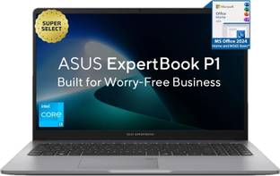 ASUS ExpertBook P1 with 1 Yr ADP Intel Core 3 13th Gen 1315U - (16 GB/512 GB SSD/Windows 11 Home) P150...