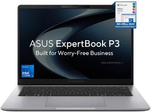 ASUS ExpertBook P3 AI PC IR Cam with 1 Yr ADP Intel Core 5 320 - (16 GB/512 GB SSD/Windows 11 Home) P3...