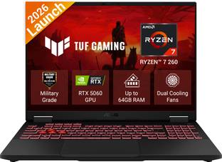 ASUS TUF Gaming A16 (2026) AMD Ryzen 7 260 - (16 GB/512 GB SSD/Windows 11 Home/8 GB Graphics/NVIDIA Ge...