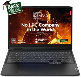 Lenovo IdeaPad Gaming 3 AMD Ryzen 5 Hexa Core 7535HS - (16 GB/512 GB SSD/Windows 11 Home/6 GB Graphics/NVIDIA GeForce RTX 3050) 15ARH7 Gaming Laptop