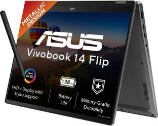 ASUS Vivobook 14 Flip (2026) Intel Core Ultra 7 355 - (16 GB/1 TB SSD/Windows 11 Home) TP3407AA-SG052W...