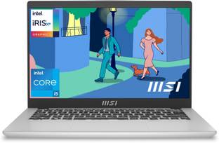 MSI Intel Core i5 12th Gen 1235U - (16 GB/512 GB SSD/Windows 11 Home) Modern 14 C12MO-1299IN Thin and ...