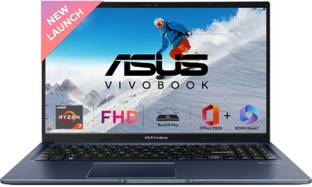 ASUS Vivobook 15 (2025) with Office 2024 + M365 Basic*, AMD Ryzen 7 Octa Core 7730U - (16 GB/512 GB SSD/Windows 11 Home) M1502YA-BQ989WS Thin and Light Laptop